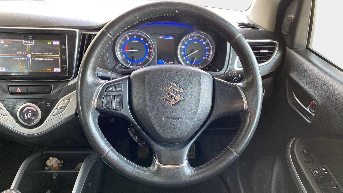 2017 Maruti Baleno ALPHA PETROL 1.2, Petrol, Manual, 75,131 km, Steering Wheel Close Up