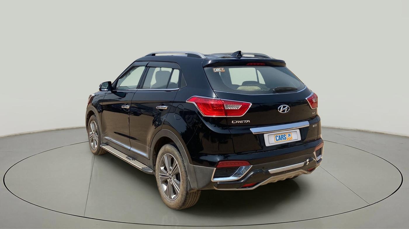 2018 Hyundai Creta SX (O) 1.6 DIESEL, Diesel, Manual, 40,746 km, Left Back Diagonal