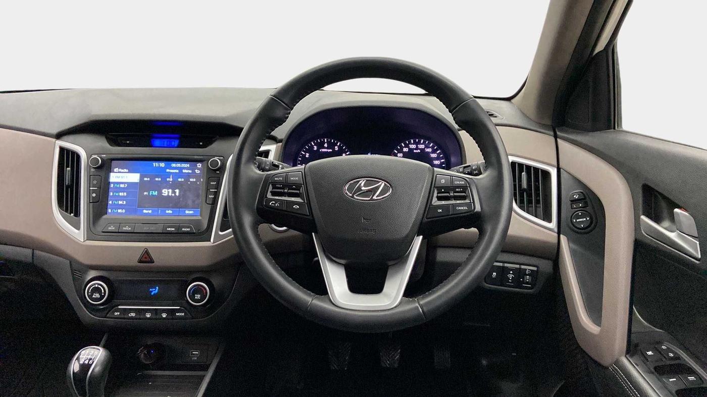 2019 Hyundai Creta SX (O) 1.6 PETROL, Petrol, Manual, 26,158 km, Steering Wheel Close Up