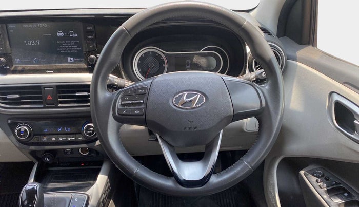 2020 Hyundai GRAND I10 NIOS ASTA AMT 1.2 KAPPA VTVT, Petrol, Automatic, 45,834 km, Steering Wheel Close Up