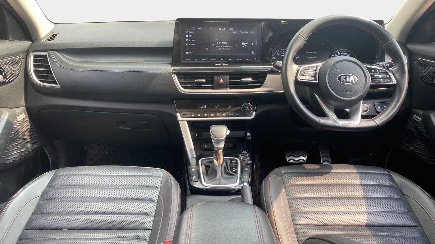 2021 KIA SELTOS GTX PLUS 1.4 PETROL DCT DUAL TONE, Petrol, Automatic, 30,414 km, Dashboard