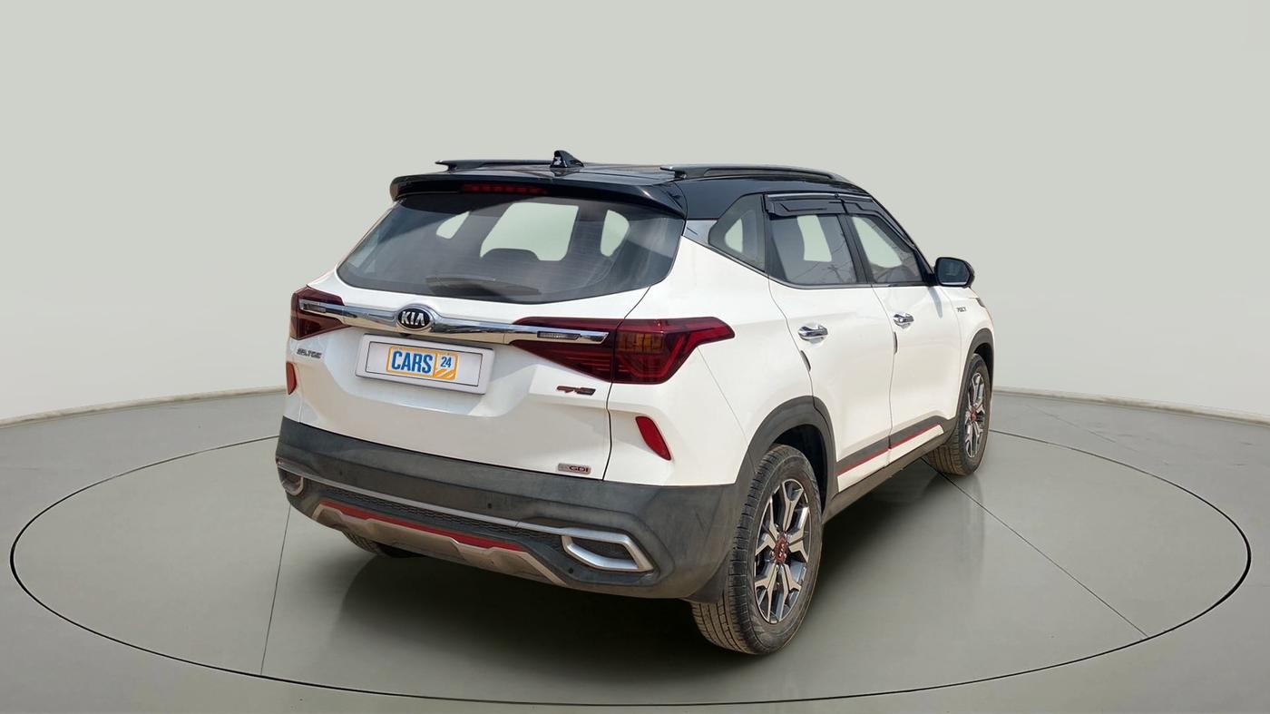 2021 KIA SELTOS GTX PLUS 1.4 PETROL DCT DUAL TONE, Petrol, Automatic, 30,414 km, Right Back Diagonal