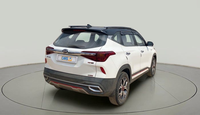 2021 KIA SELTOS GTX PLUS 1.4 PETROL DCT DUAL TONE, Petrol, Automatic, 30,414 km, Right Back Diagonal
