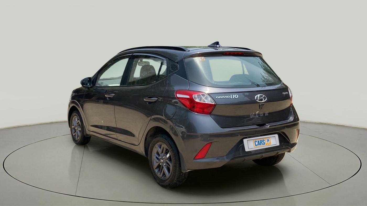 2021 Hyundai GRAND I10 NIOS SPORTZ 1.2 KAPPA VTVT, Petrol, Manual, 5,599 km, Left Back Diagonal