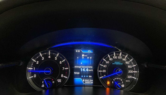 2019 Maruti Ciaz ALPHA 1.5 SHVS PETROL, Petrol, Manual, 34,967 km, Odometer Image