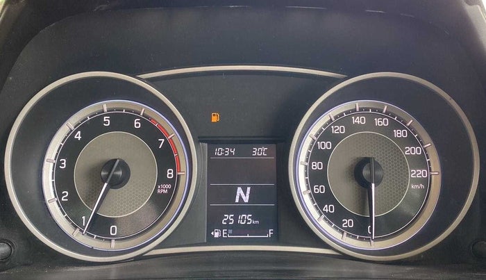 2019 Maruti Dzire ZXI PLUS AMT, Petrol, Automatic, 25,466 km, Odometer Image