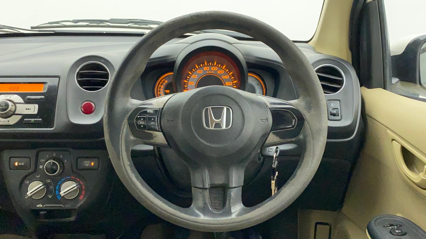 2014 Honda Brio S MT, Petrol, Manual, 83,024 km, Steering Wheel Close Up