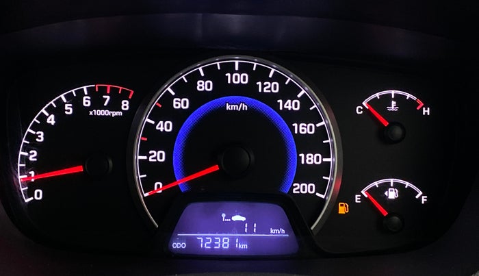 2016 Hyundai Grand i10 ASTA 1.2 KAPPA VTVT, Petrol, Manual, 72,371 km, Odometer Image