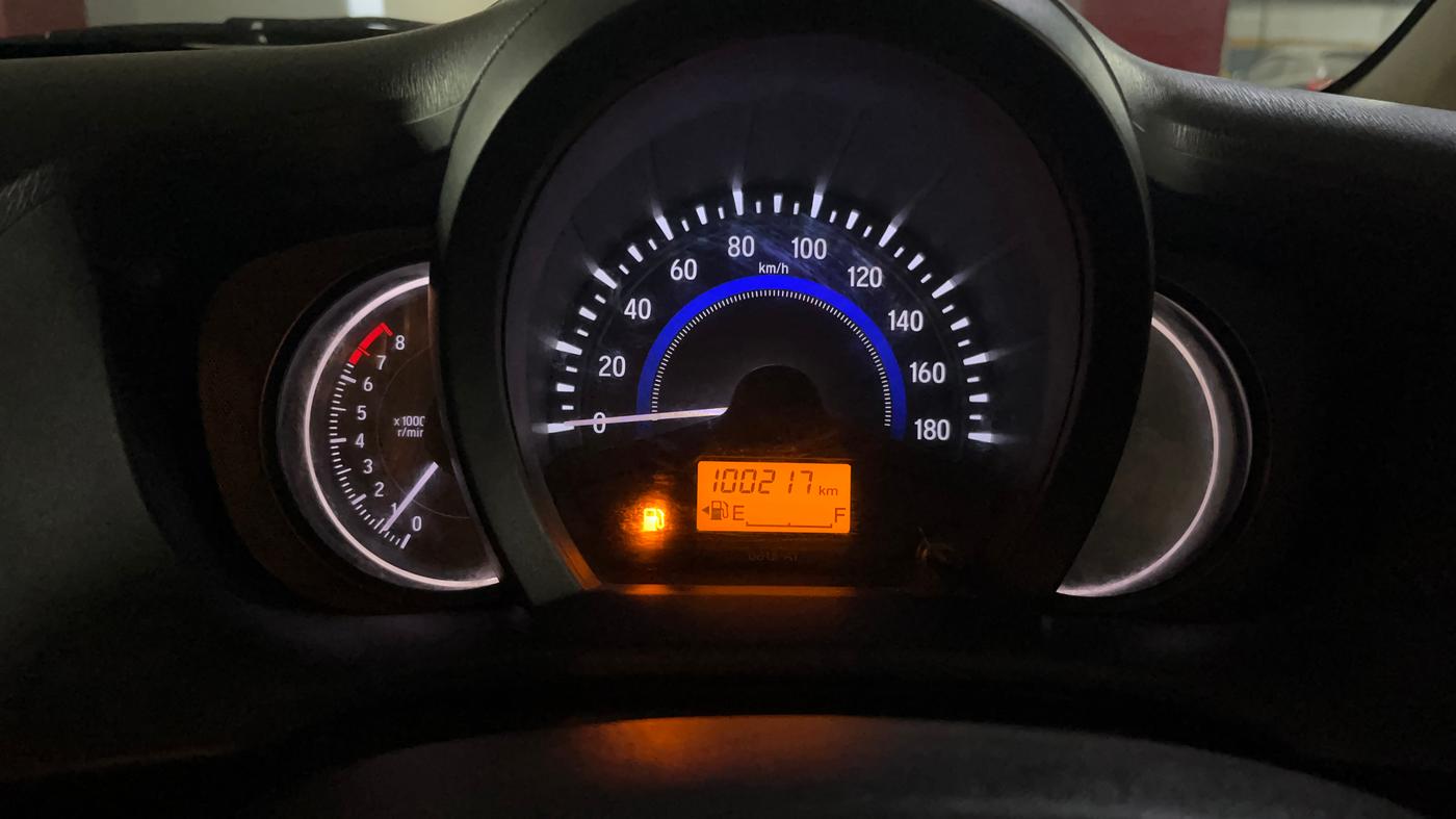 2015 Honda Amaze 1.2L I-VTEC SX, Petrol, Manual, 1,01,929 km, Odometer Image