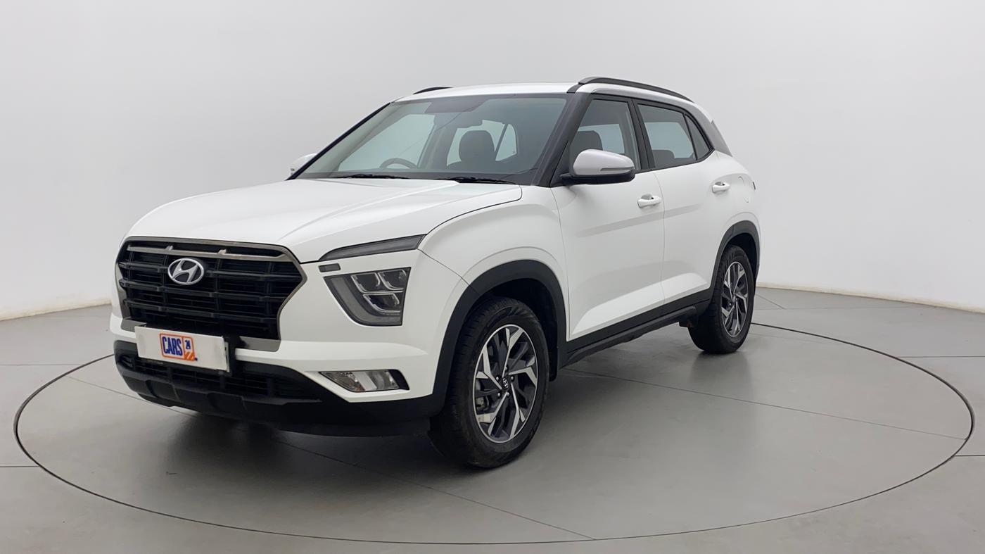 2022 Hyundai Creta SX (O) 1.4 TURBO DCT, Petrol, Automatic, 8,909 km, Left Front Diagonal