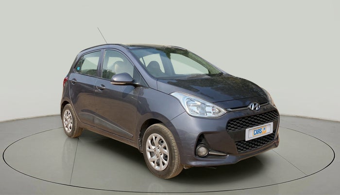 2018 Hyundai Grand i10 SPORTZ 1.2 KAPPA VTVT, Petrol, Manual, 40,898 km, Right Front Diagonal