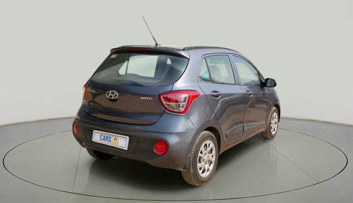 2018 Hyundai Grand i10 SPORTZ 1.2 KAPPA VTVT, Petrol, Manual, 40,898 km, Right Back Diagonal