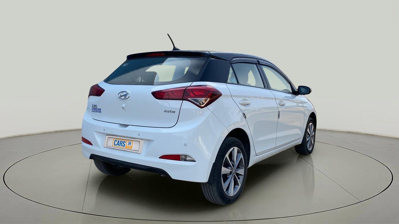 2017 Hyundai Elite i20 ASTA 1.2 DUAL TONE, Petrol, Manual, 13,480 km, Right Back Diagonal