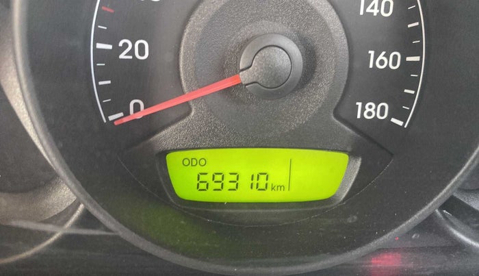 2013 Hyundai Eon D-LITE+, Petrol, Manual, 69,300 km, Odometer Image