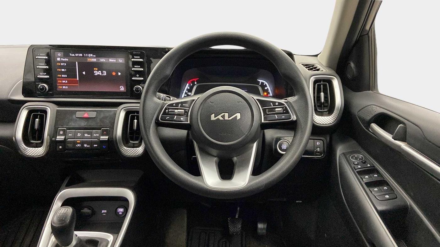 2022 KIA SONET HTK PLUS 1.0 IMT, Petrol, Manual, 32,272 km, Steering Wheel Close Up