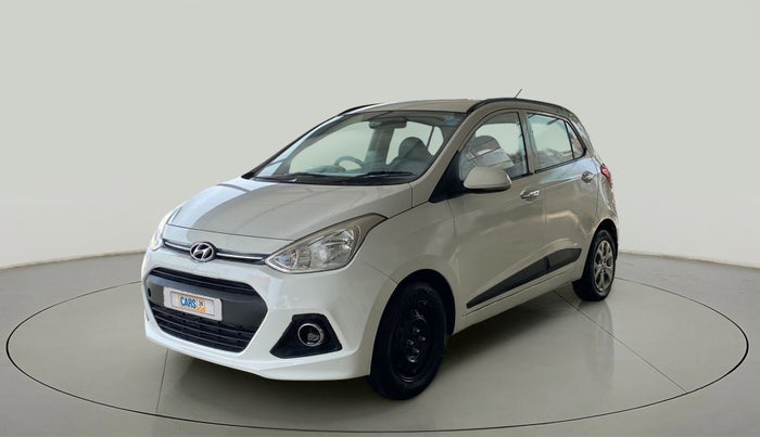 2014 Hyundai Grand i10 SPORTZ 1.2 KAPPA VTVT, Petrol, Manual, 64,370 km, Left Front Diagonal
