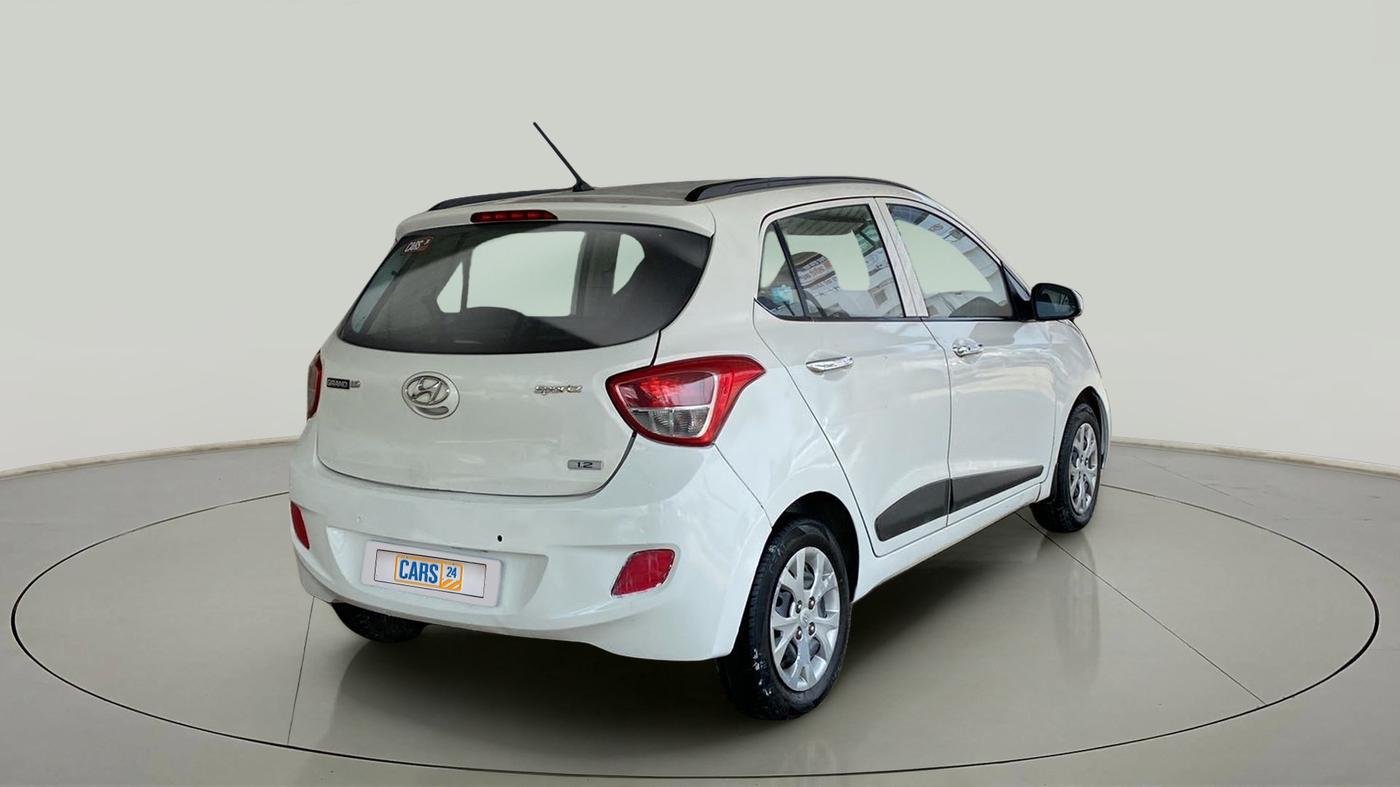 2014 Hyundai Grand i10 SPORTZ 1.2 KAPPA VTVT, Petrol, Manual, 64,370 km, Right Back Diagonal