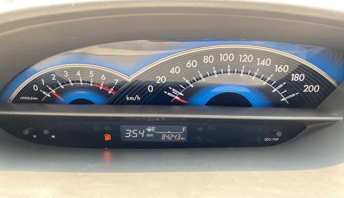 2014 Toyota Etios VX-D, Diesel, Manual, 84,233 km, Odometer Image