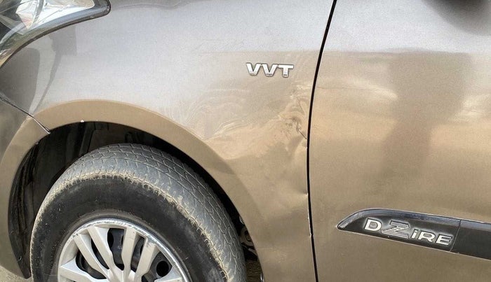 2016 Maruti Swift Dzire VXI (O), Petrol, Manual, 71,947 km, Left fender - Minor scratches