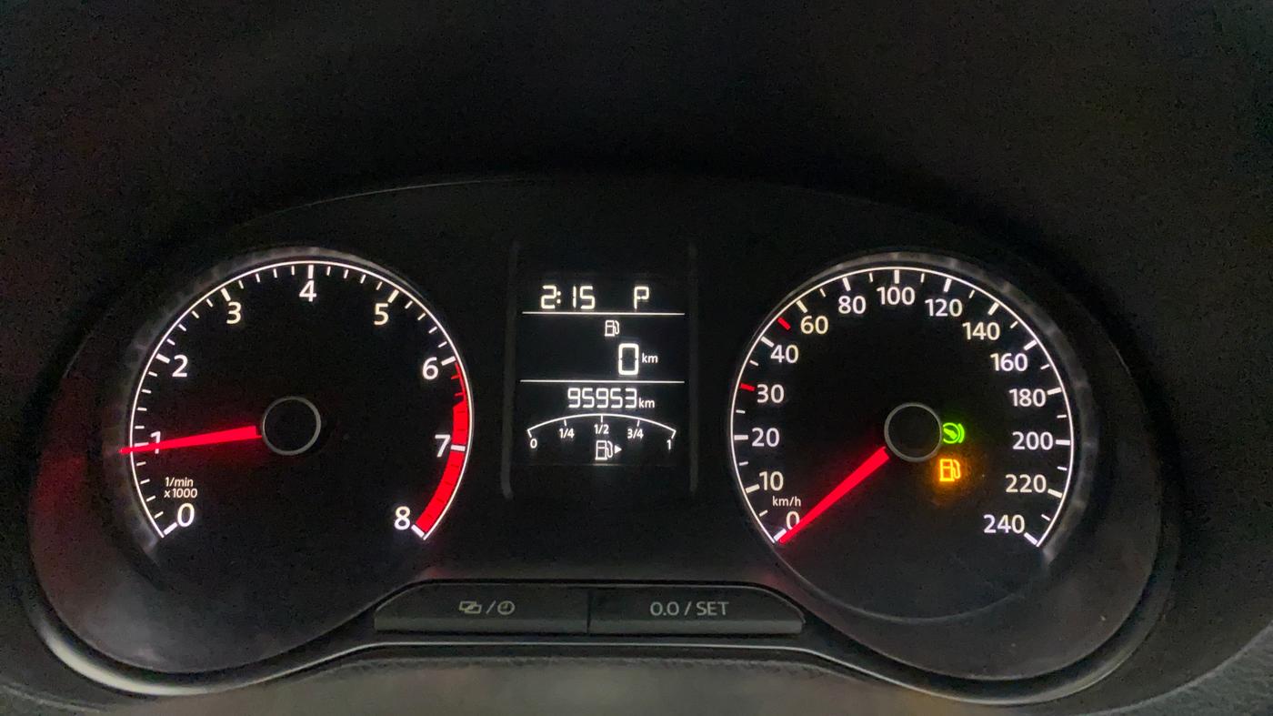2015 Volkswagen Polo GT TSI AT, Petrol, Automatic, 96,015 km, Odometer Image