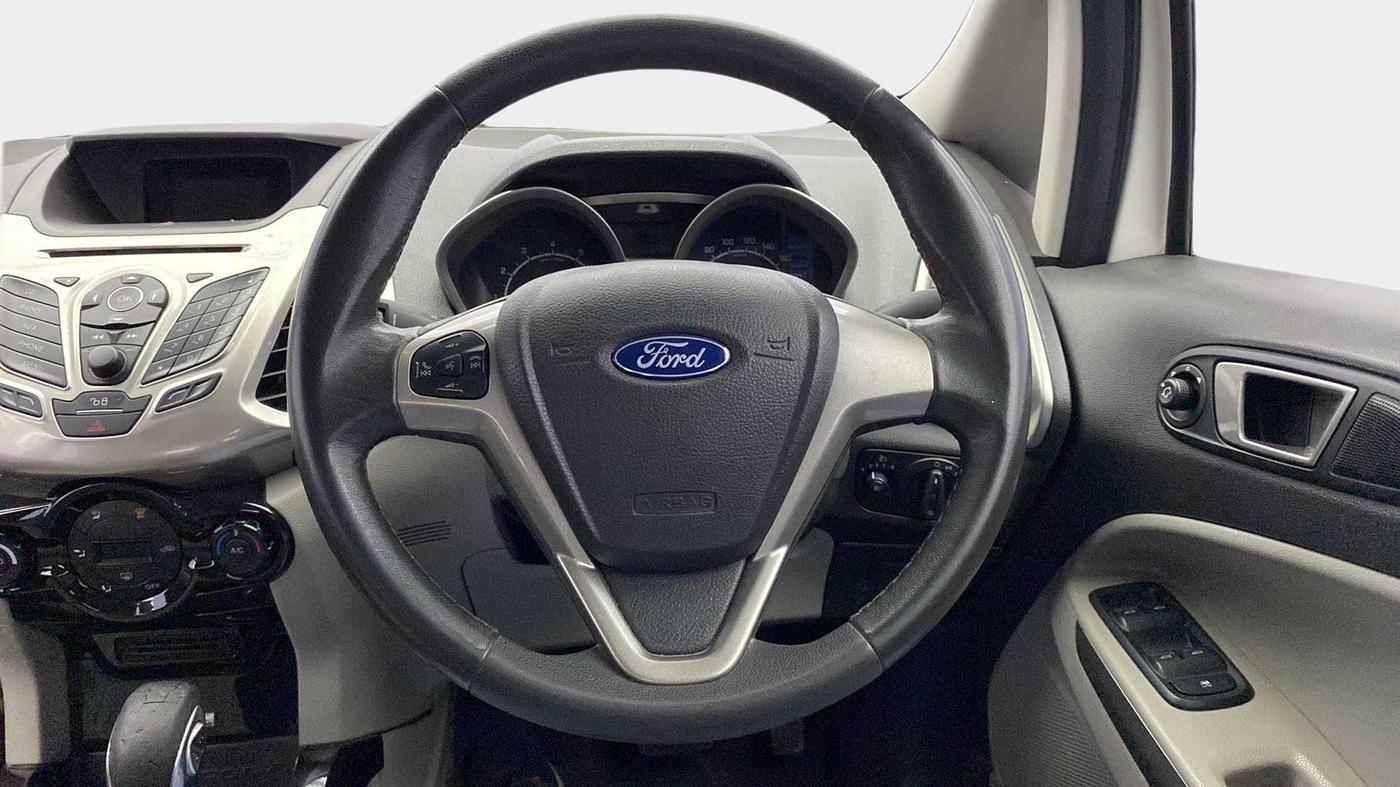 2015 Ford Ecosport TITANIUM 1.5L PETROL AT, Petrol, Automatic, 80,936 km, Steering Wheel Close Up