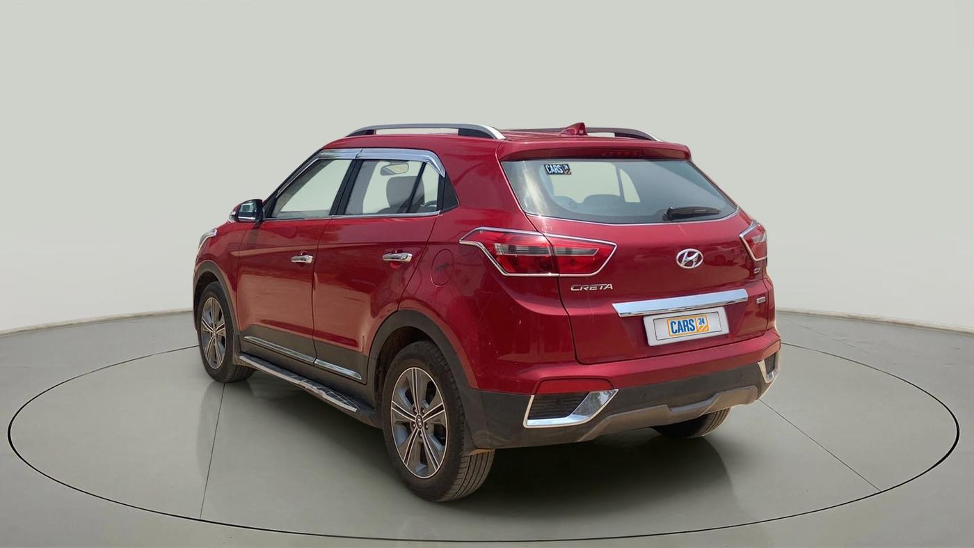 2017 Hyundai Creta SX PLUS AT 1.6 PETROL, Petrol, Automatic, 81,020 km, Left Back Diagonal