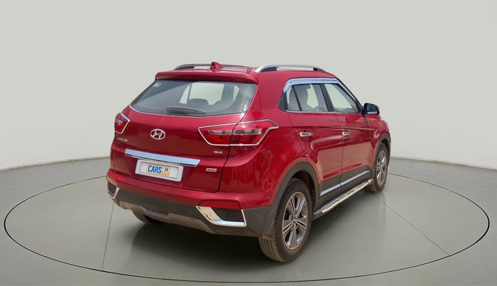 2017 Hyundai Creta SX PLUS AT 1.6 PETROL, Petrol, Automatic, 81,020 km, Right Back Diagonal