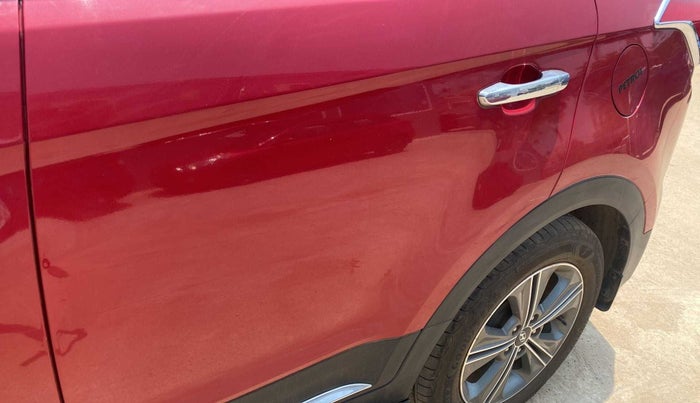 2017 Hyundai Creta SX PLUS AT 1.6 PETROL, Petrol, Automatic, 81,020 km, Rear left door - Slightly dented