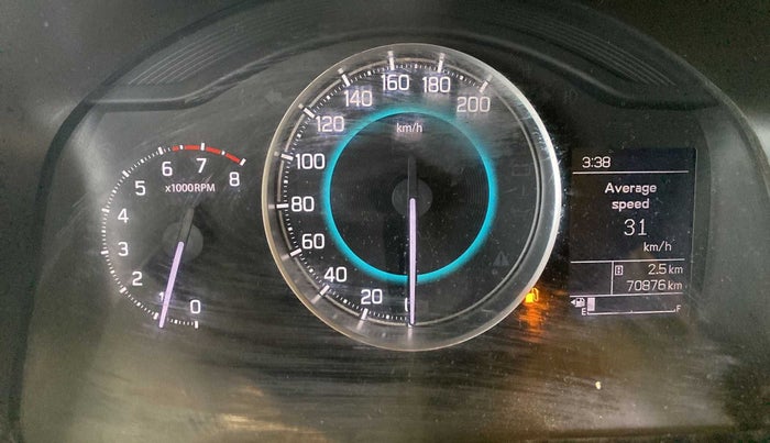 2017 Maruti IGNIS DELTA 1.2, Petrol, Manual, 70,873 km, Odometer Image