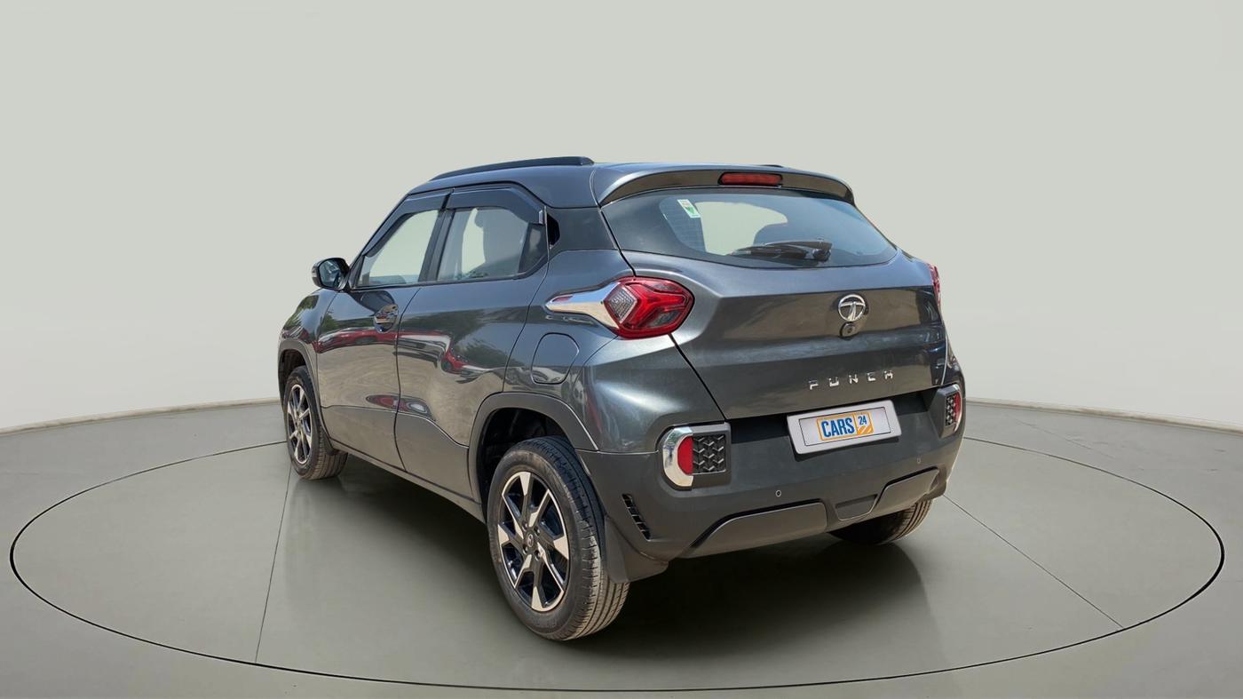 2022 Tata PUNCH CREATIVE  AMT, Petrol, Automatic, 38,687 km, Left Back Diagonal