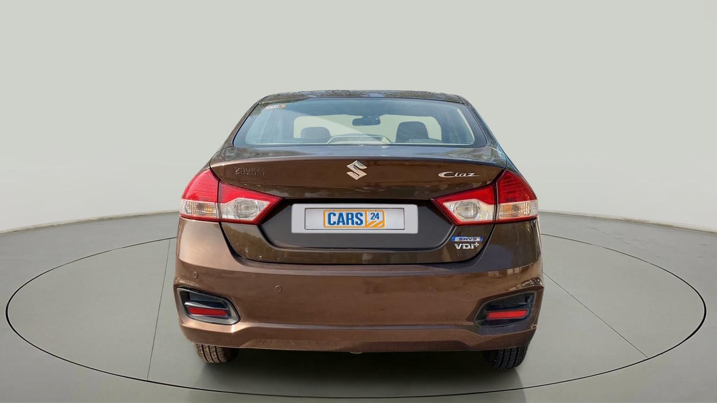 2016 Maruti Ciaz VDI+ SHVS, CNG, Manual, 1,04,360 km, Back/Rear