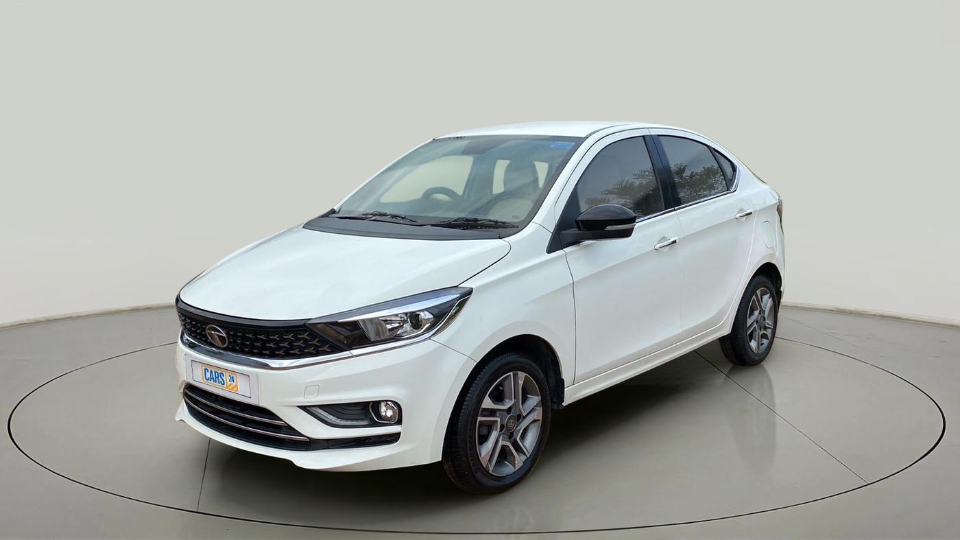 2022 Tata TIGOR XZ PLUS PETROL, Petrol, Manual, 27,009 km, Left Front Diagonal