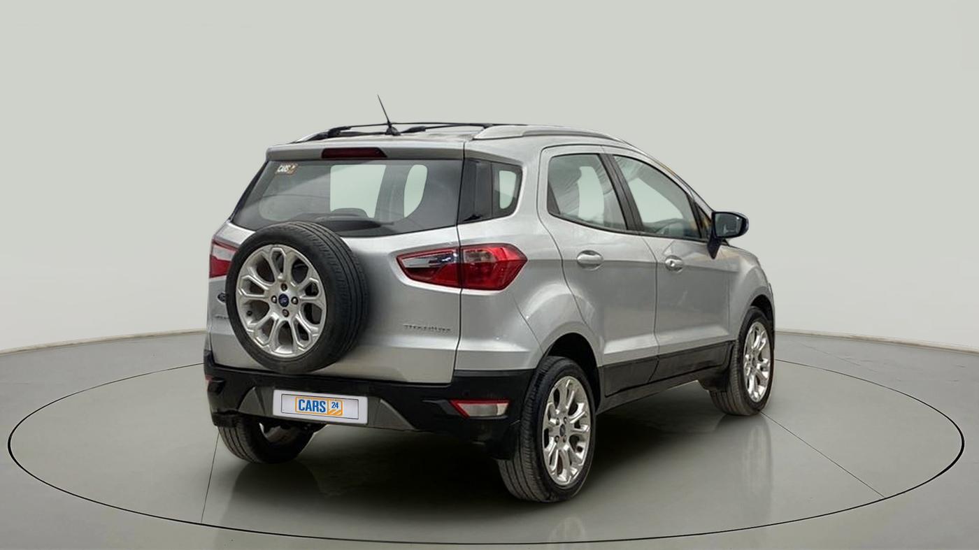 2018 Ford Ecosport TITANIUM + 1.5L PETROL AT, Petrol, Automatic, 50,402 km, Right Back Diagonal