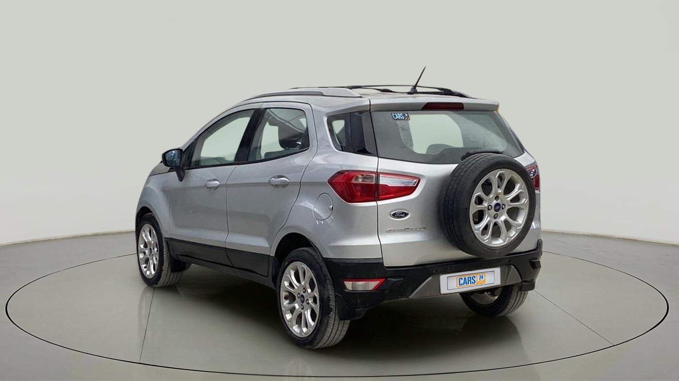 2018 Ford Ecosport TITANIUM + 1.5L PETROL AT, Petrol, Automatic, 50,402 km, Left Back Diagonal