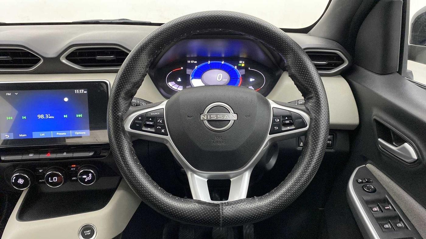2021 Nissan MAGNITE XV TURBO, Petrol, Manual, 37,843 km, Steering Wheel Close Up