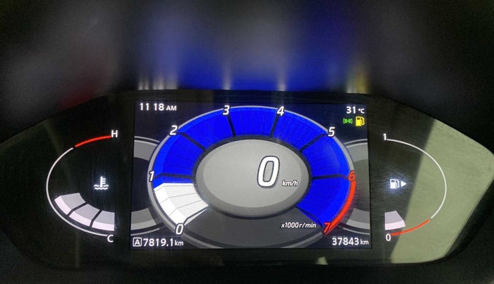 2021 Nissan MAGNITE XV TURBO, Petrol, Manual, 37,843 km, Odometer Image
