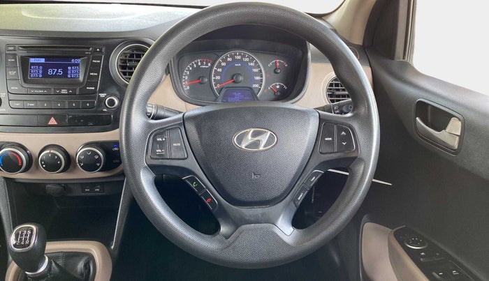 2015 Hyundai Grand i10 SPORTZ 1.2 KAPPA VTVT, Petrol, Manual, 82,089 km, Steering Wheel Close Up