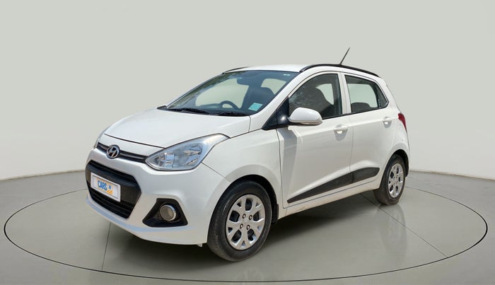 2015 Hyundai Grand i10 SPORTZ 1.2 KAPPA VTVT, Petrol, Manual, 82,089 km, Left Front Diagonal
