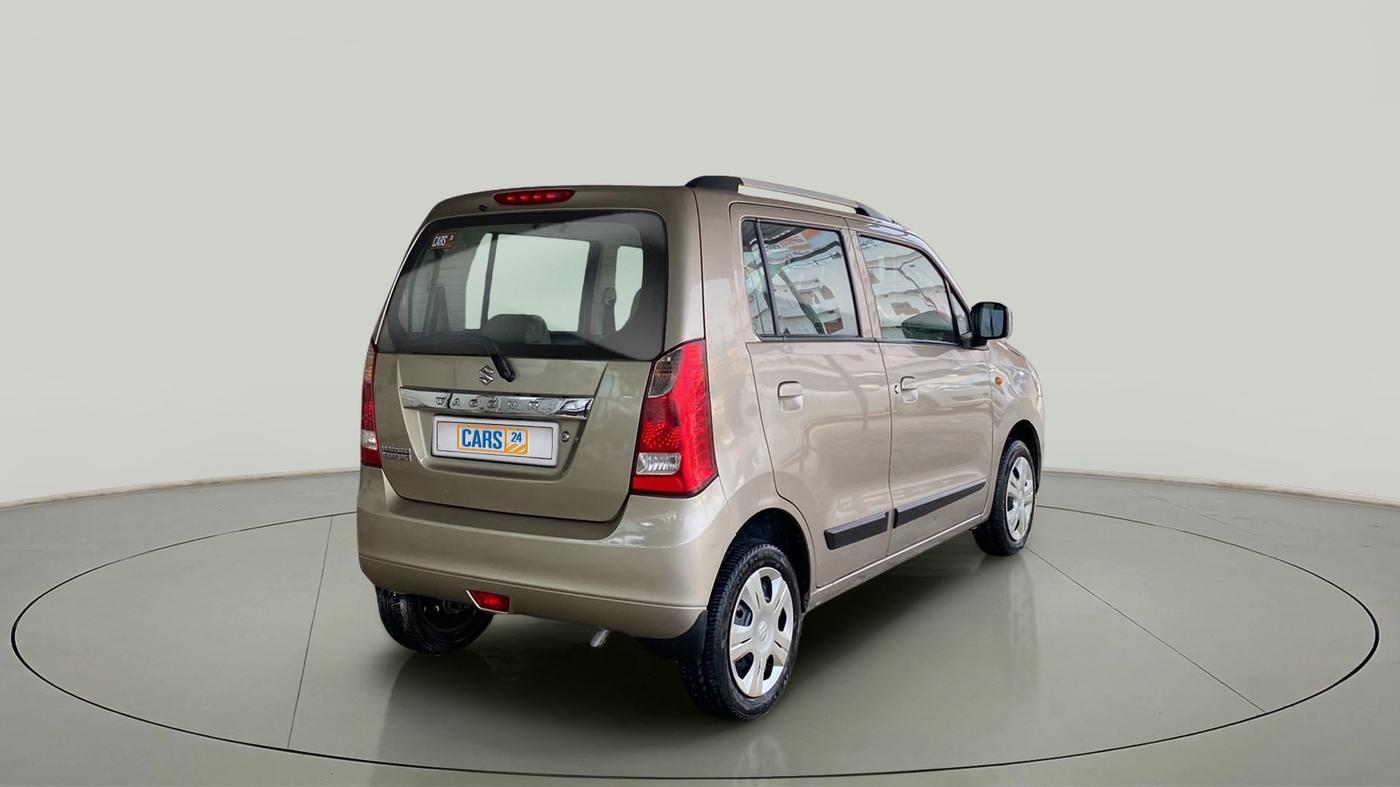 2013 Maruti Wagon R 1.0 VXI, Petrol, Manual, 36,180 km, Right Back Diagonal