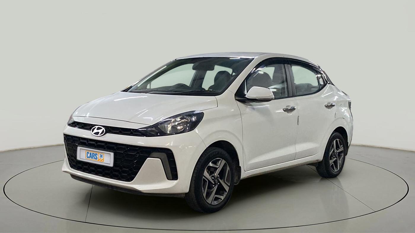 2023 Hyundai AURA SX 1.2, Petrol, Manual, 8,329 km, Left Front Diagonal