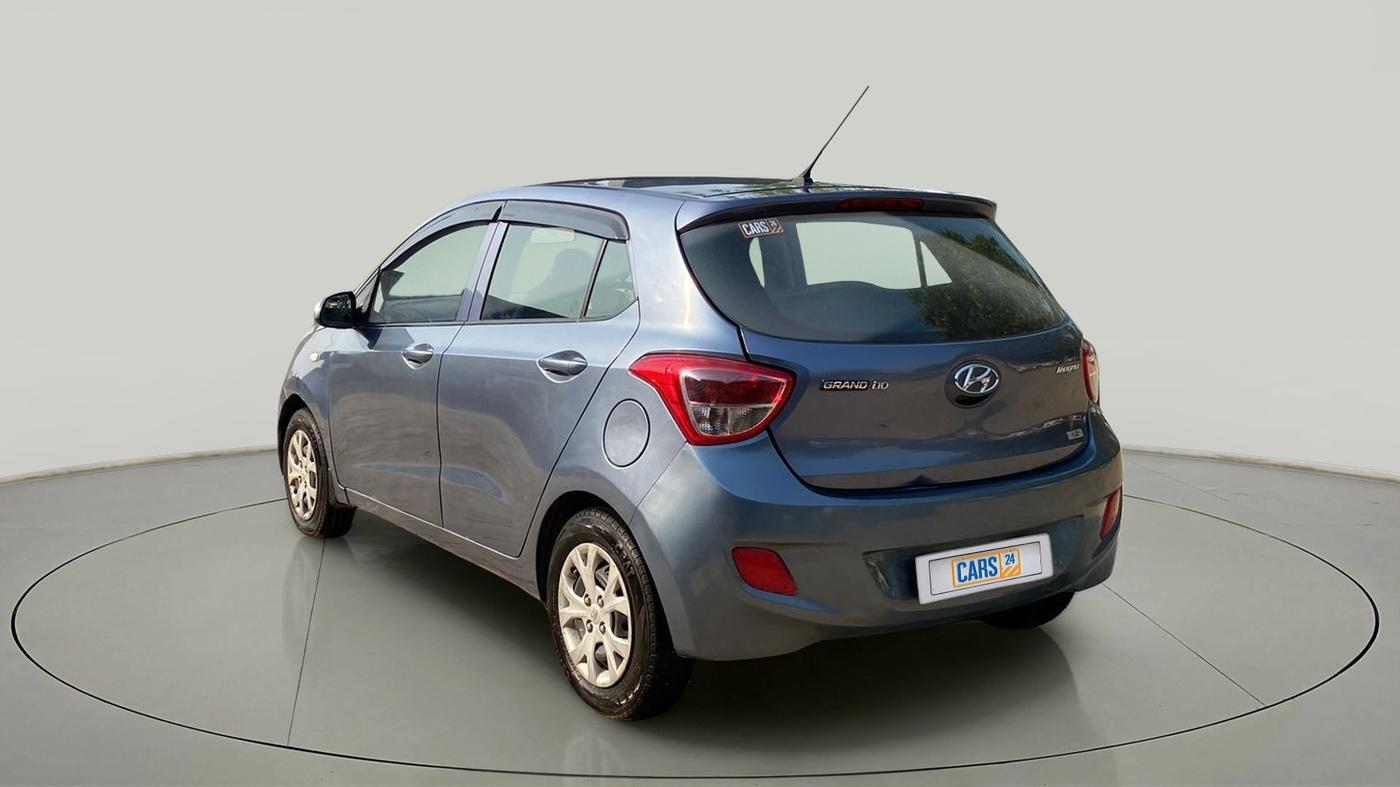 2015 Hyundai Grand i10 MAGNA 1.2 KAPPA VTVT, CNG, Manual, 1,10,295 km, Left Back Diagonal