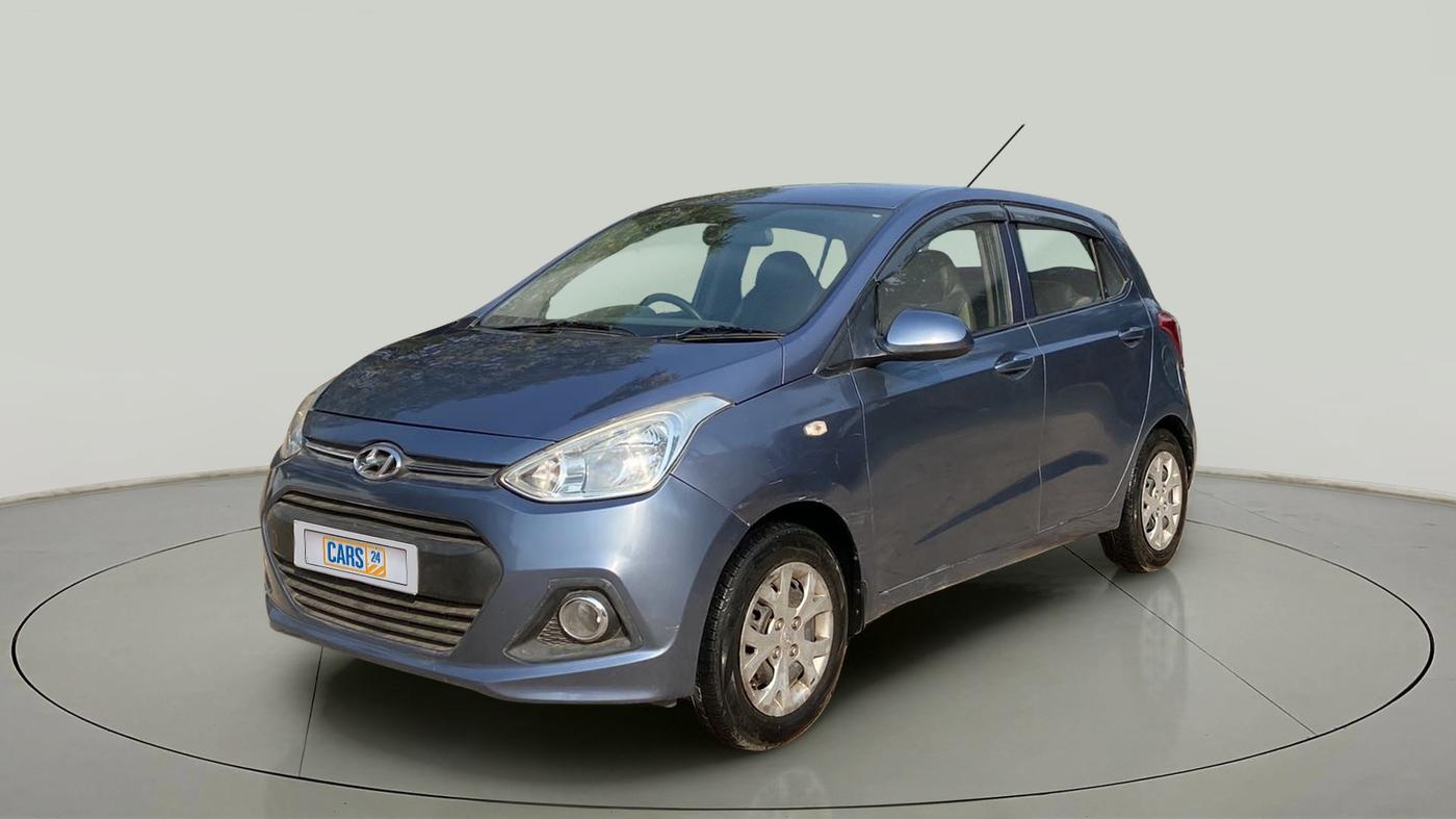 2015 Hyundai Grand i10 MAGNA 1.2 KAPPA VTVT, CNG, Manual, 1,10,295 km, Left Front Diagonal