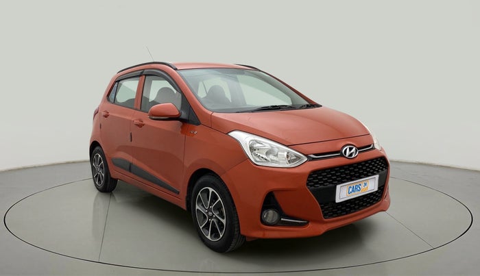 2018 Hyundai Grand i10 SPORTZ AT 1.2 KAPPA VTVT, Petrol, Automatic, 50,840 km, Right Front Diagonal