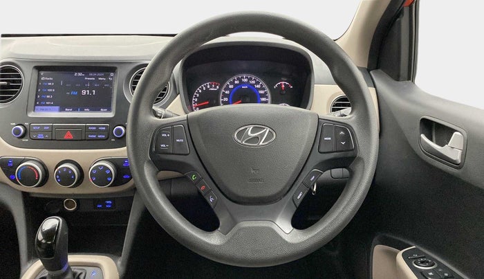 2018 Hyundai Grand i10 SPORTZ AT 1.2 KAPPA VTVT, Petrol, Automatic, 50,840 km, Steering Wheel Close Up