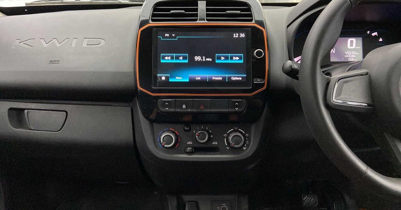 2020 Renault Kwid CLIMBER 1.0 AMT (O), Petrol, Automatic, 45,704 km, Air Conditioner