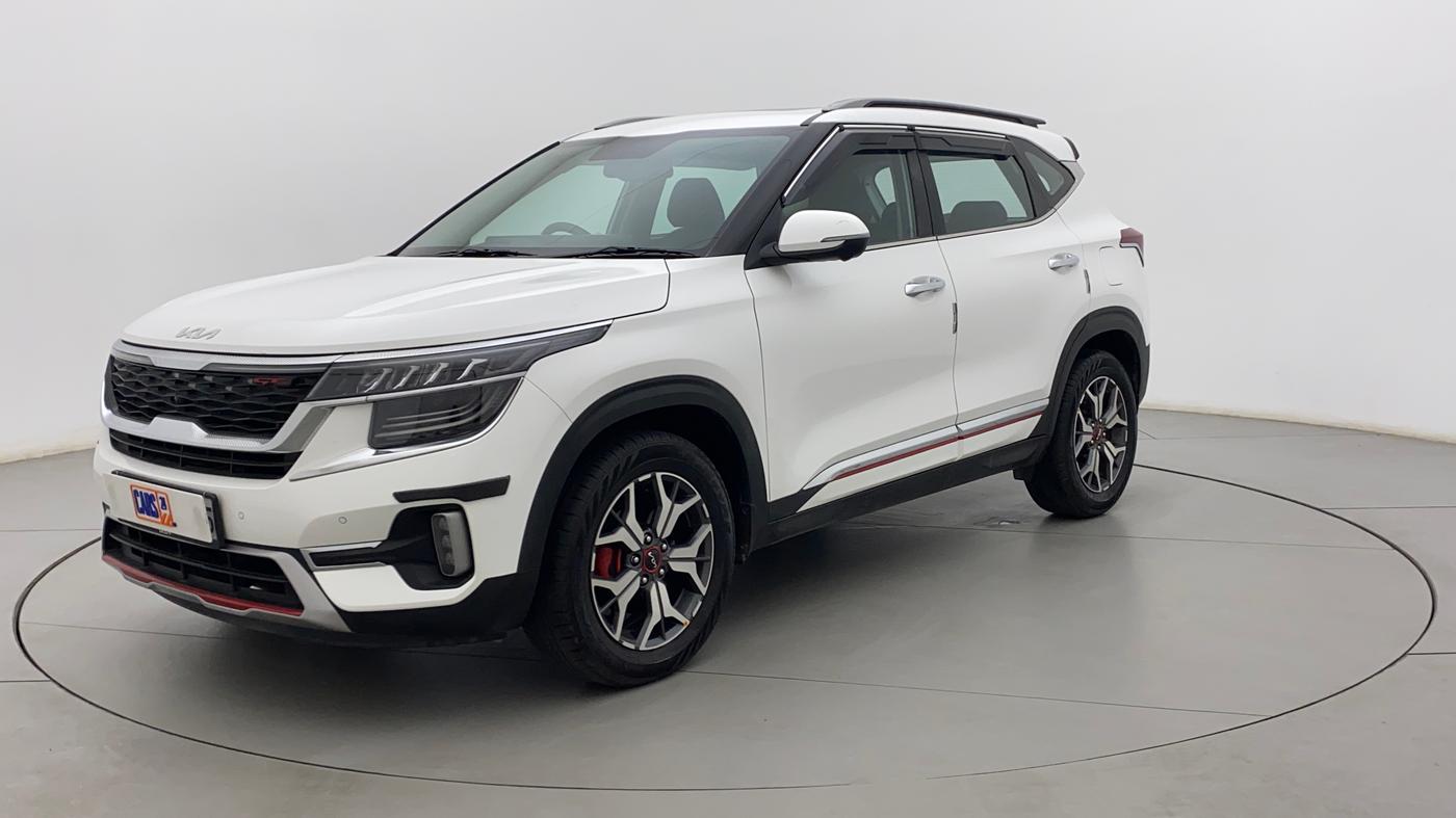 2022 KIA SELTOS GTX PLUS AT 1.5 DIESEL, Diesel, Automatic, 5,720 km, Left Front Diagonal