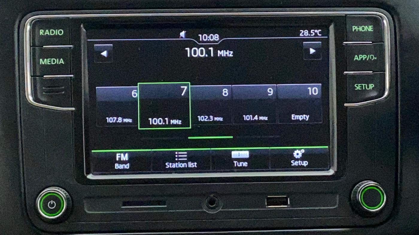 2020 Skoda Rapid AMBITION TSI, Petrol, Manual, 46,491 km, Infotainment System