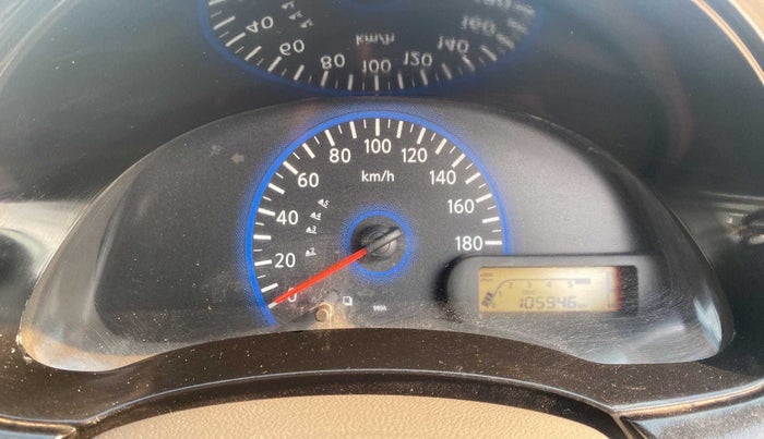 2015 Datsun Go T, Petrol, Manual, 1,05,938 km, Odometer Image