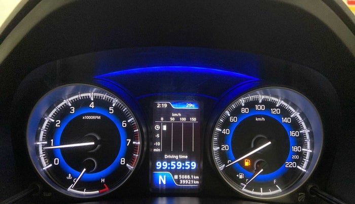 2021 Maruti Baleno ZETA CVT PETROL 1.2, Petrol, Automatic, 39,864 km, Odometer Image