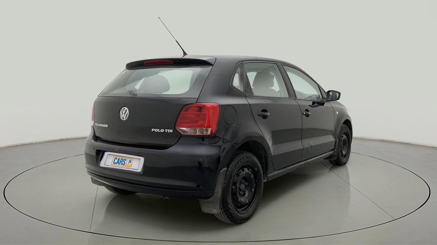 2012 Volkswagen Polo COMFORTLINE 1.2L, Diesel, Manual, 93,691 km, Right Back Diagonal